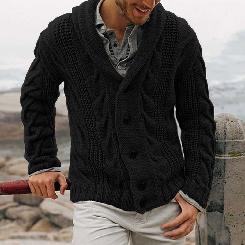 Strickjacke Cardigan Mit V-Ausschnitt