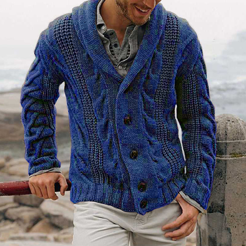 Strickjacke Cardigan Mit V-Ausschnitt