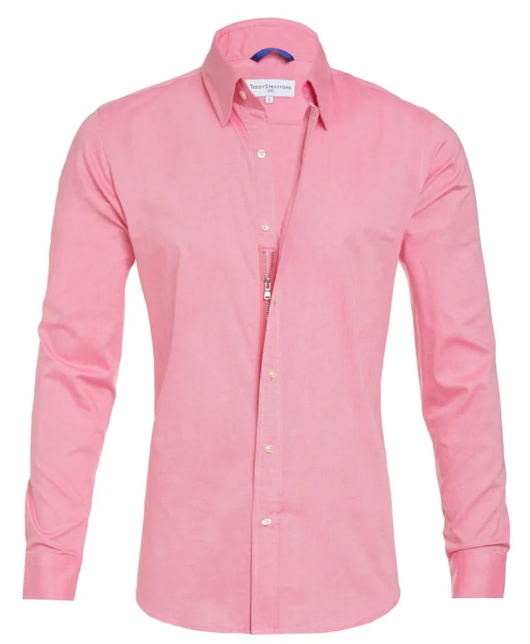 Oscar - STRETCH ZIP SHIRT (Hemd)