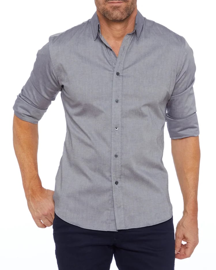 Oscar - STRETCH ZIP SHIRT (Hemd)