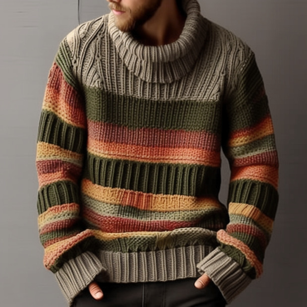 Monte-Carlo ColorBlock Rollkragenpullover