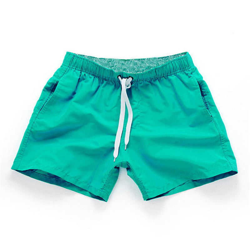 Einfarbige Strandshorts für Herren