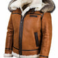 George™ Leder-Wintermantel