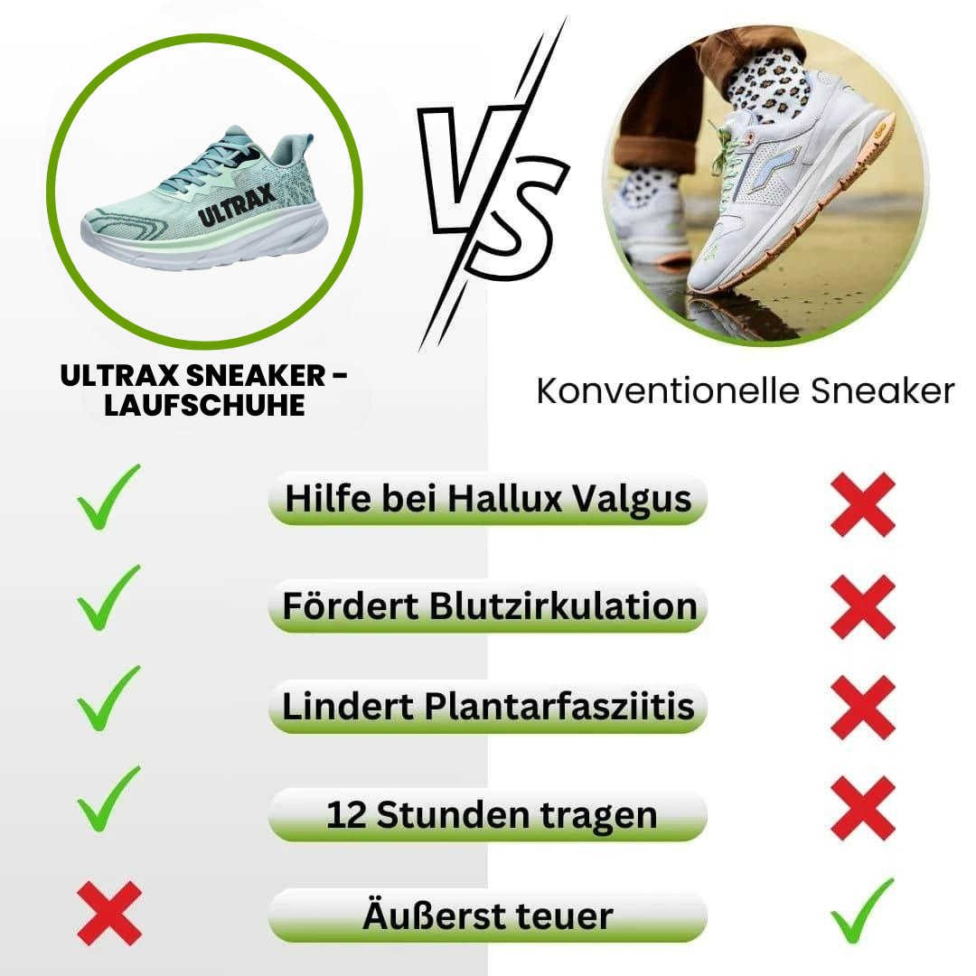 UltraX™ Sneaker - Ergonomische Laufschuhe mit hochwertiger Dämpfung - Unisex