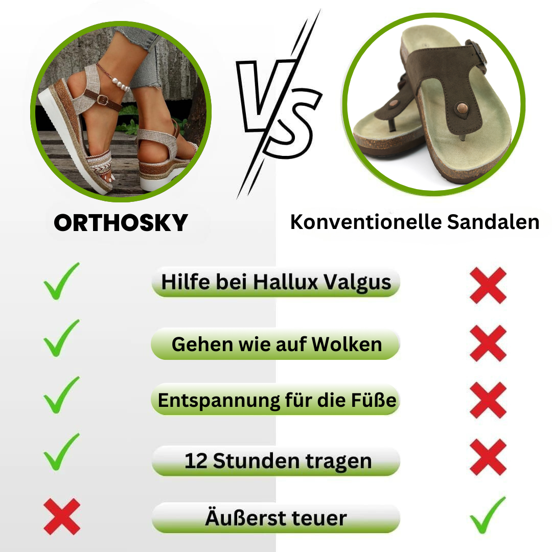 OrthoSky™  - ergonomische schmerzlindernde Sandalen für Damen