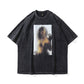 "Graphic Gallery Shirt" - Oversize T-Shirt mit Prints