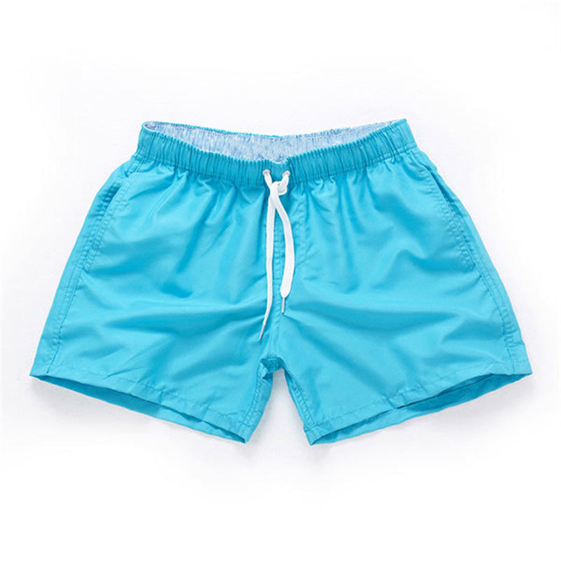 Einfarbige Strandshorts für Herren