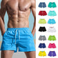 Einfarbige Strandshorts für Herren