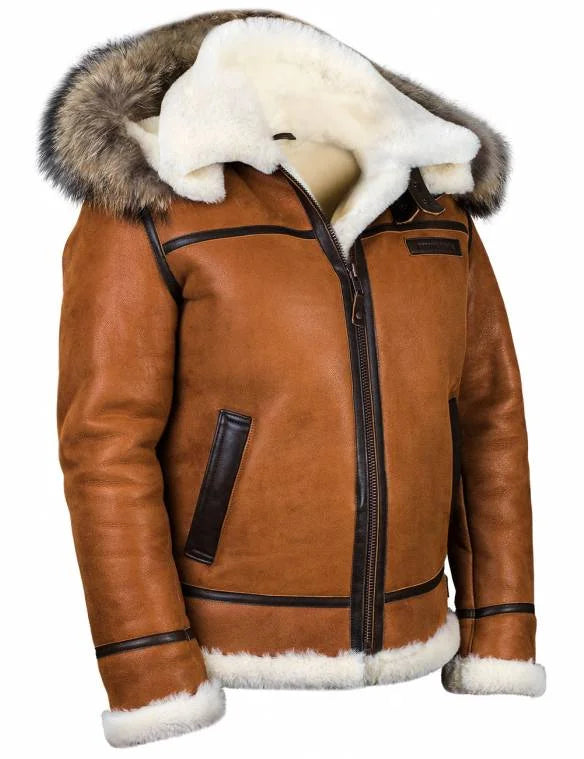 George™ Leder-Wintermantel