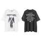 "Angel Statue" -  Oversize T-Shirt mit Print