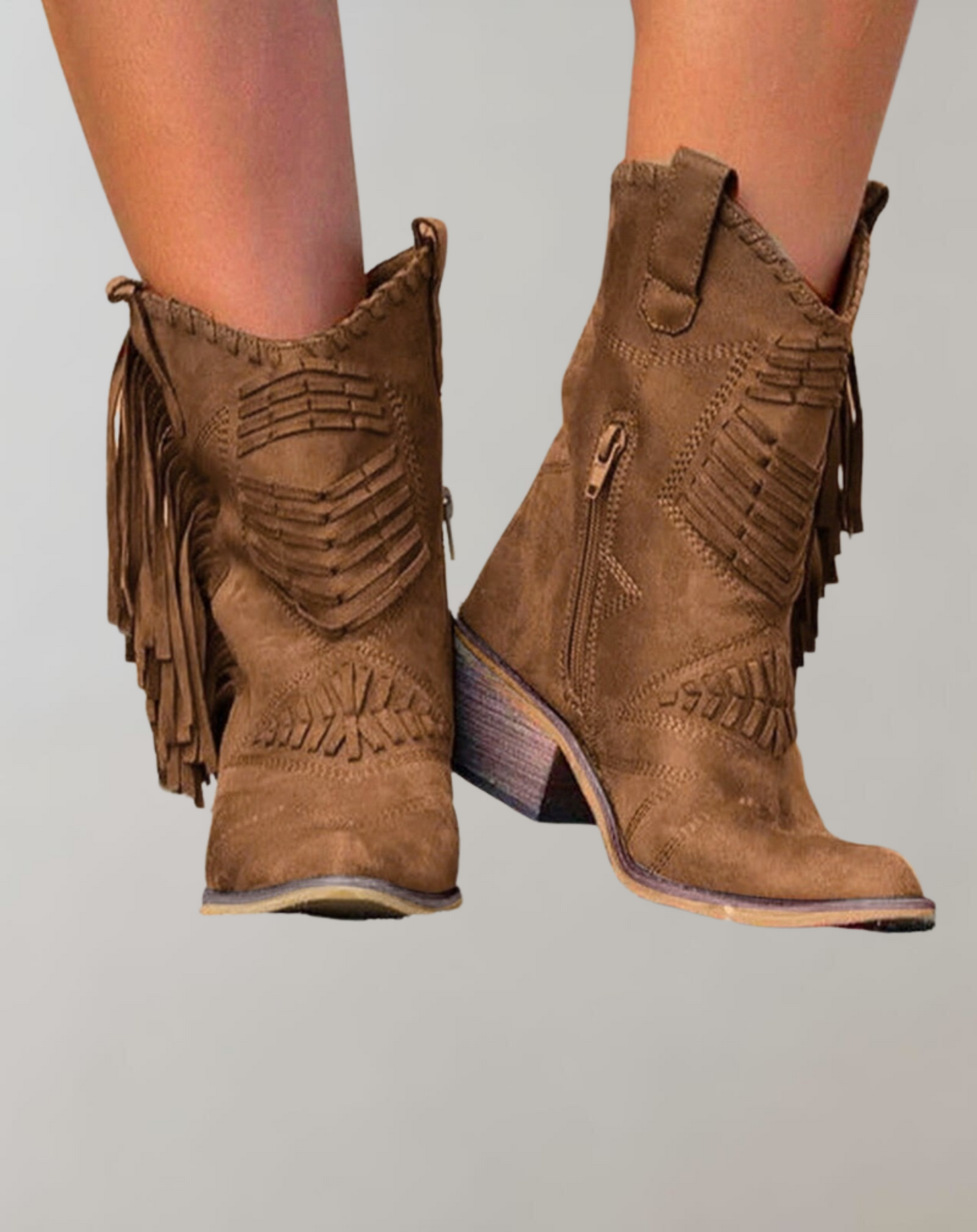 Leonie - Western Cowgirl Stiefel mit Fransen