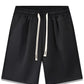 Anthony – 4-teiliges solides shorts-set mit kordelzug für herren