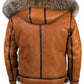 George™ Leder-Wintermantel