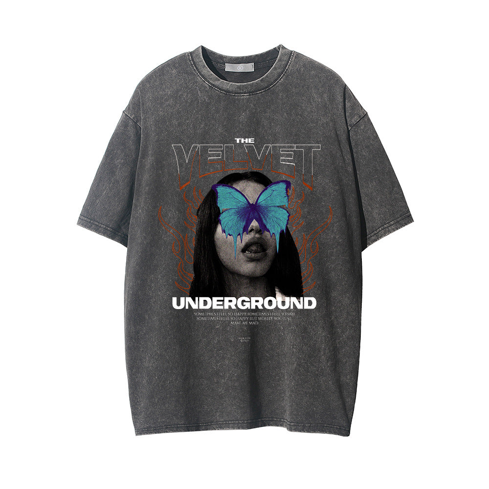 "Underground" - Oversize T-Shirt mit Print