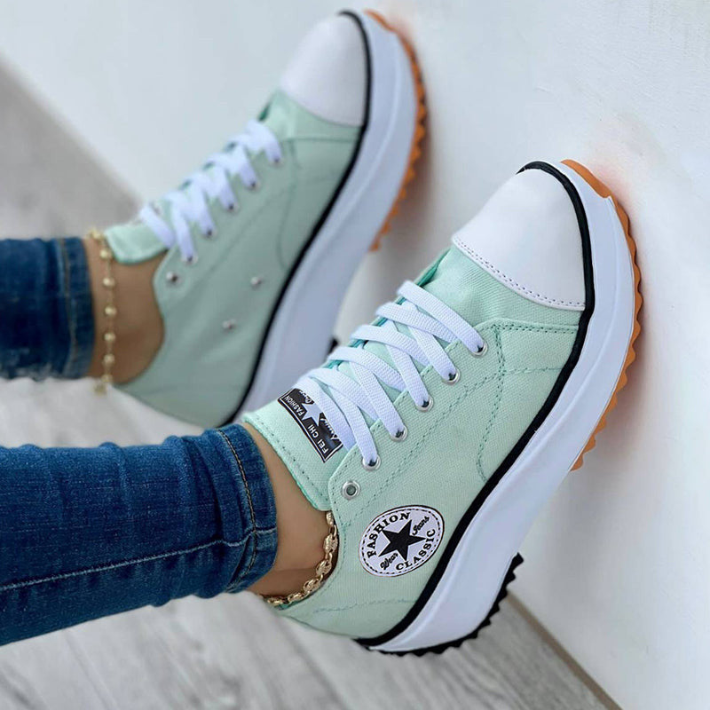 Women's Thick Canvas Shoes