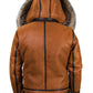 George™ Leder-Wintermantel