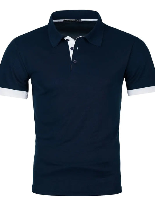 William – lässiges colorblock-shirt für herren