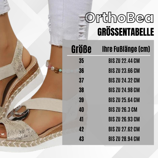 OrthoBea™  - orthopädische schmerzlindernde Sandalen für mehr Komfort