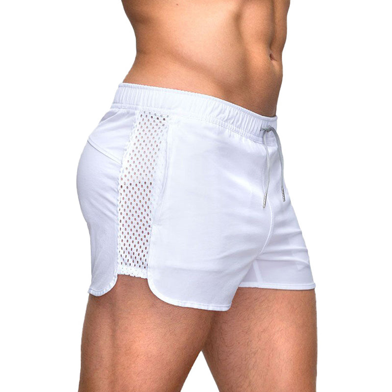 Atmungsaktive Sommer-Strandshorts Aus Mesh Für Herren