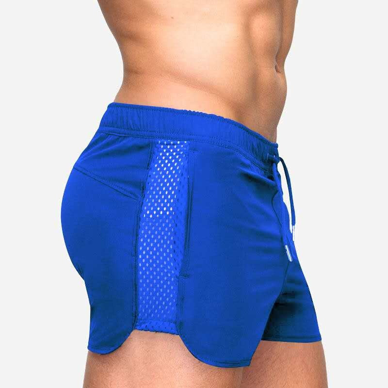 Atmungsaktive Sommer-Strandshorts Aus Mesh Für Herren