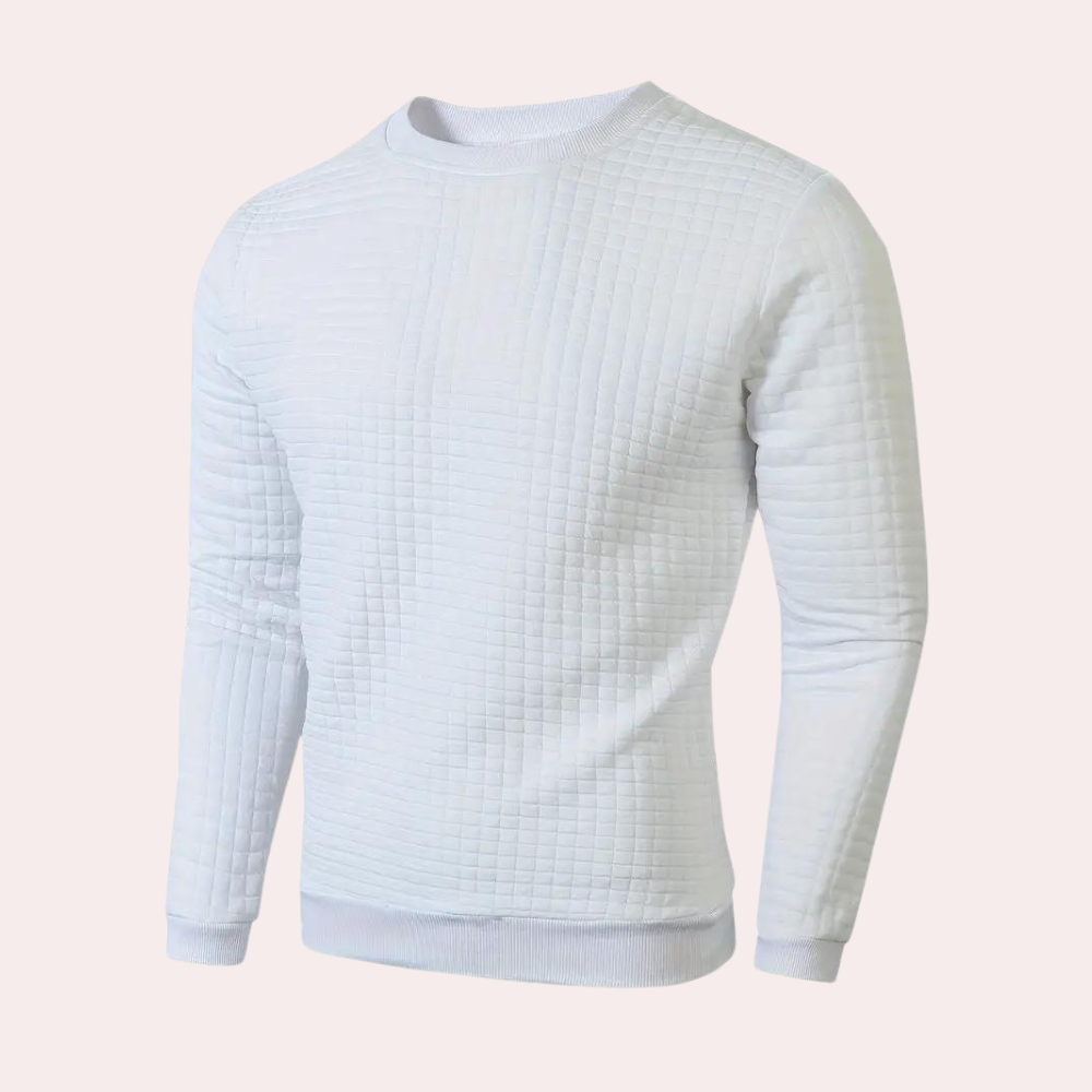 Lässiger atmungsaktiver Herrenpullover