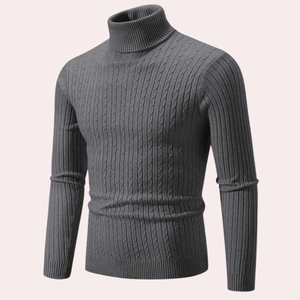 Bequemer Herrenstrickpullover