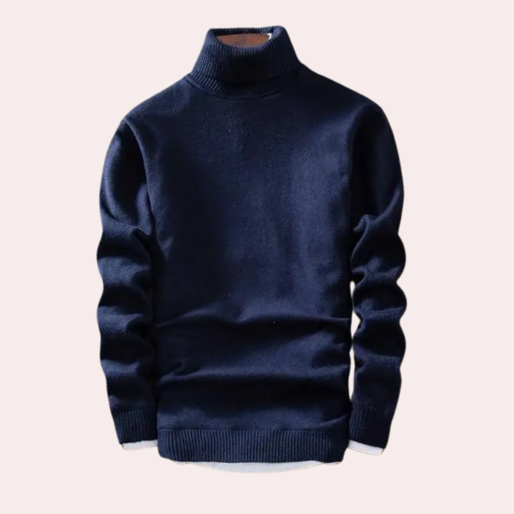 Klassischer Rollkragenpullover für Herren