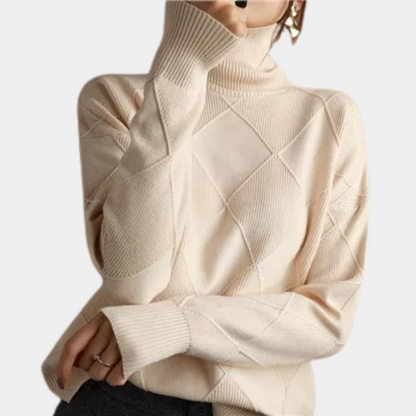 Stylischer Rollkragenpullover für Damen