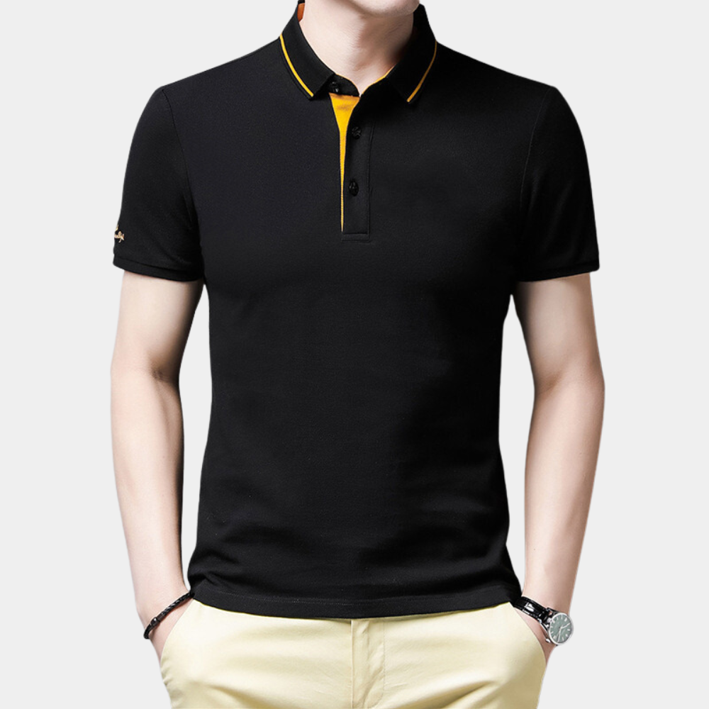 Kurzärmeliges Herren-Poloshirt