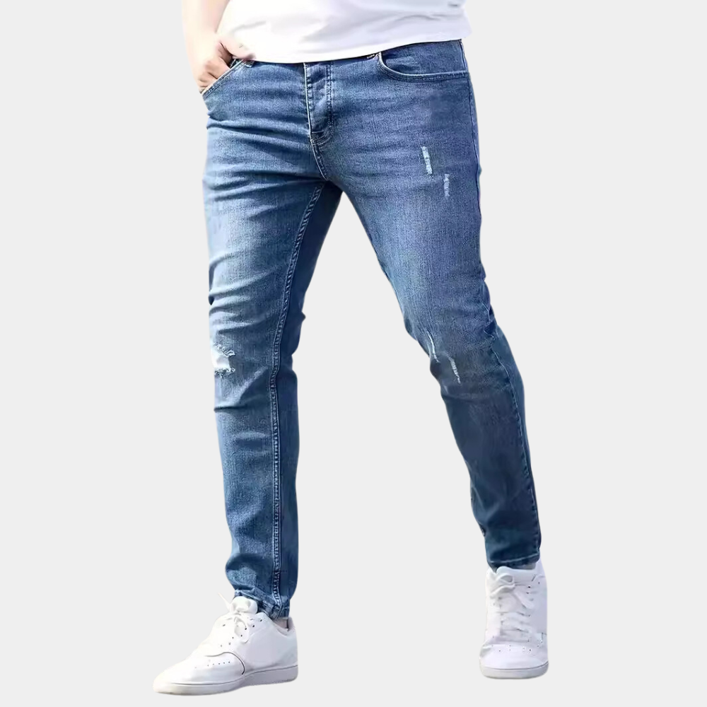 Lässige Herrenjeans mit Ripped Design