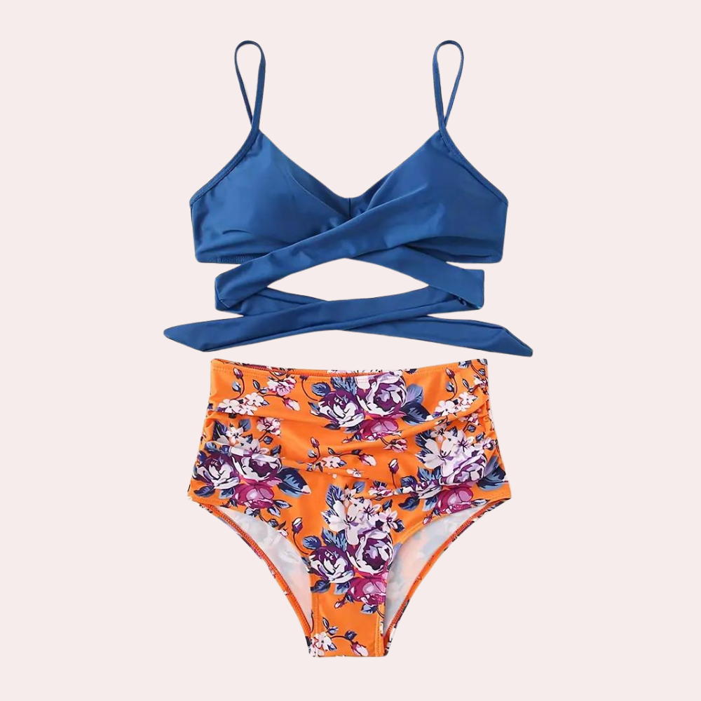 Geblümtes Bikini-Set für Damen