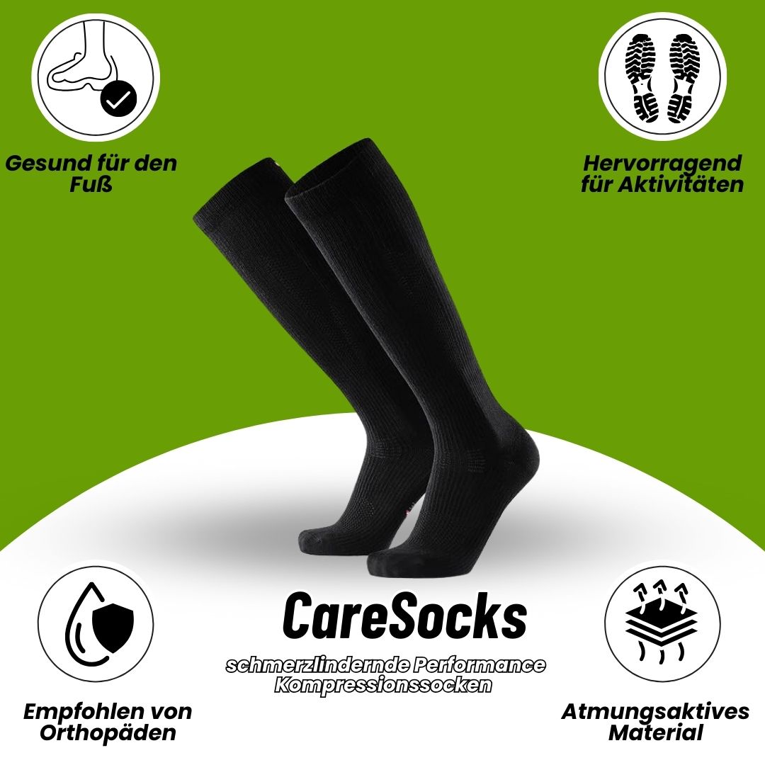 Caresocks™ orthopädische Kompressionsstrümpfe - verhindert Krampfadern & entlastet müde Füße