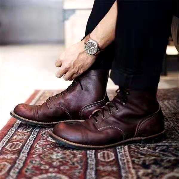 David – retro-schnürstiefel für herren