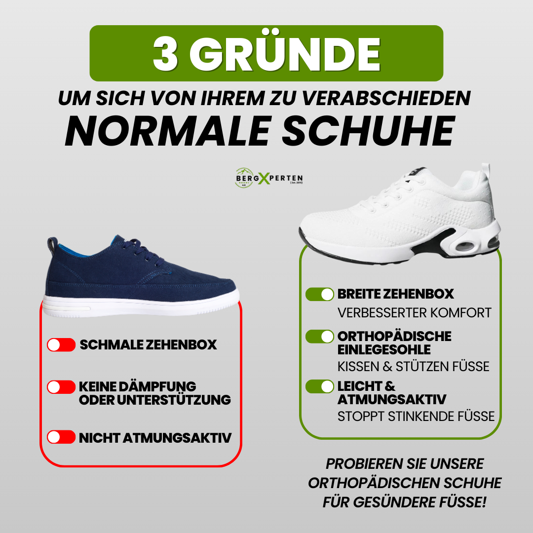 OrthoCare™ - ergonomische Schmerzlinderungs-Schuhe