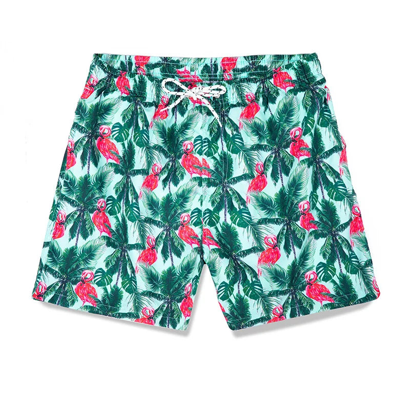 "UrbanWave" - Bunte Hawaii-Strandshorts