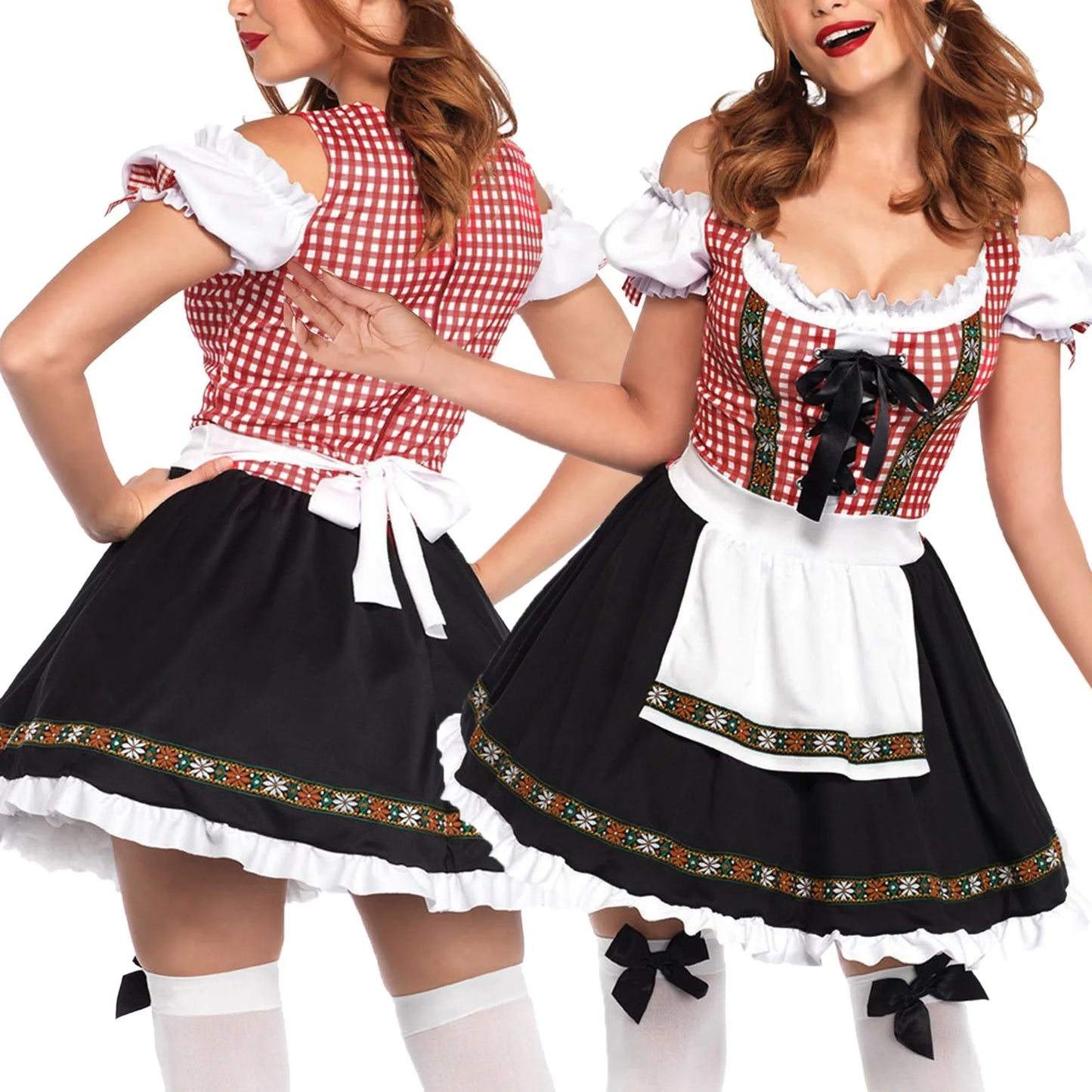 Gianna | Oktoberfest Sexy trägerloses Kleid