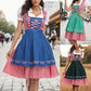 Layla | Oktoberfest Biermädchen kariertes Kleid