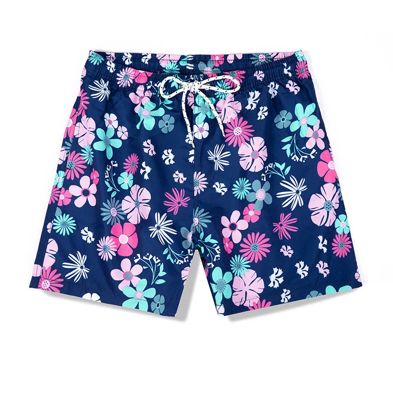 "UrbanWave" - Bunte Hawaii-Strandshorts