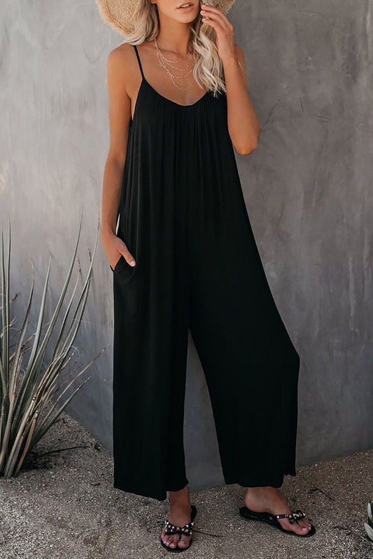 Ultimativer fließender Jumpsuit mit Taschen