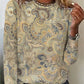 Hailee - Langarm-Shirt mit Paisley-Druck