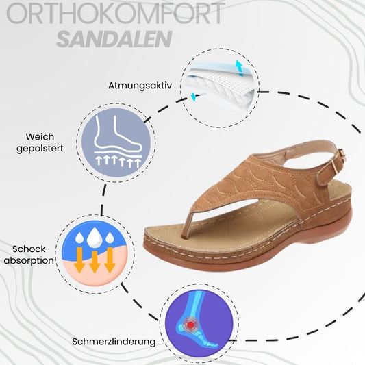 OrthoKomfort™ - Damen ergonomische schmerzlindernde Komfort-Sandalen