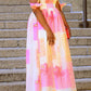 Eleganz Tie-Dye Kleid