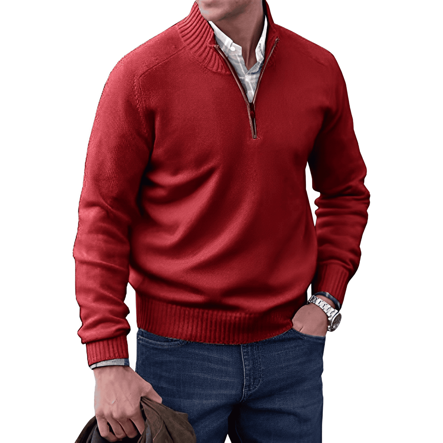 James - Stilvoller Halfzip-Pullover