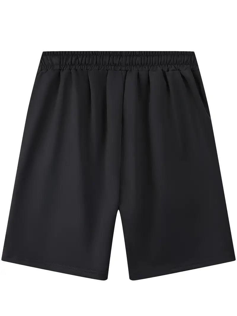 Anthony – 4-teiliges solides shorts-set mit kordelzug für herren