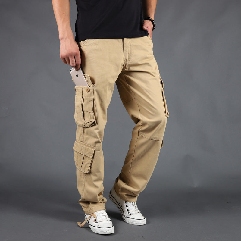 David – stylische cargohose für herren